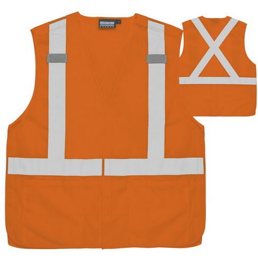 Custom Logo ANSI Class 2 Break-Away X back Safety Vest - S101